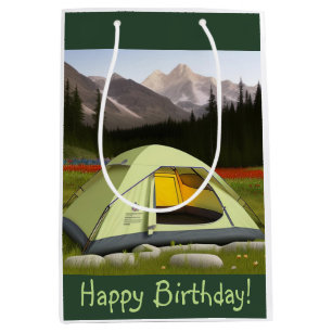 Zent Camping Birthday Mittlere Geschenktüte