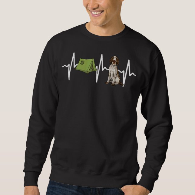 Zent Camping Spinoni Italiani Heartbeat Dog Sweatshirt (Vorderseite)