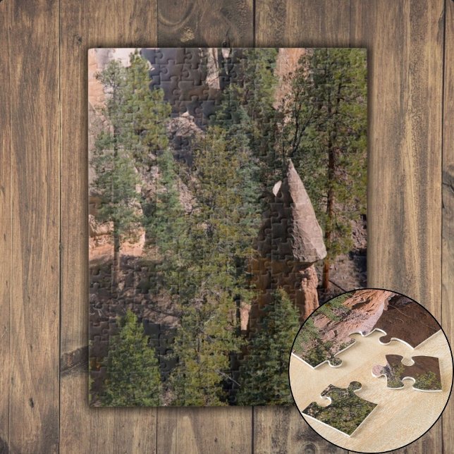 Zent Rocks Spire Puzzle (Tent Rocks Spire Jigsaw Puzzle)