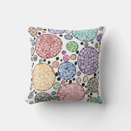 Zentangle circles pattern kissen