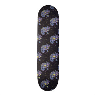 Zentangle Eidechse Skateboard