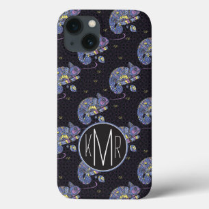 Zentangle Lizard Monogramm Case-Mate iPhone Hülle