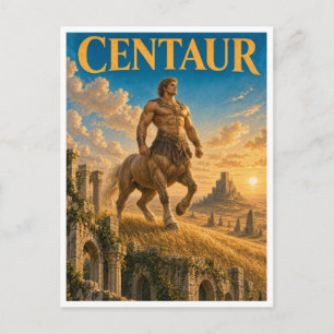 Zentauer, Gothic Fantasy Monster Postkarte