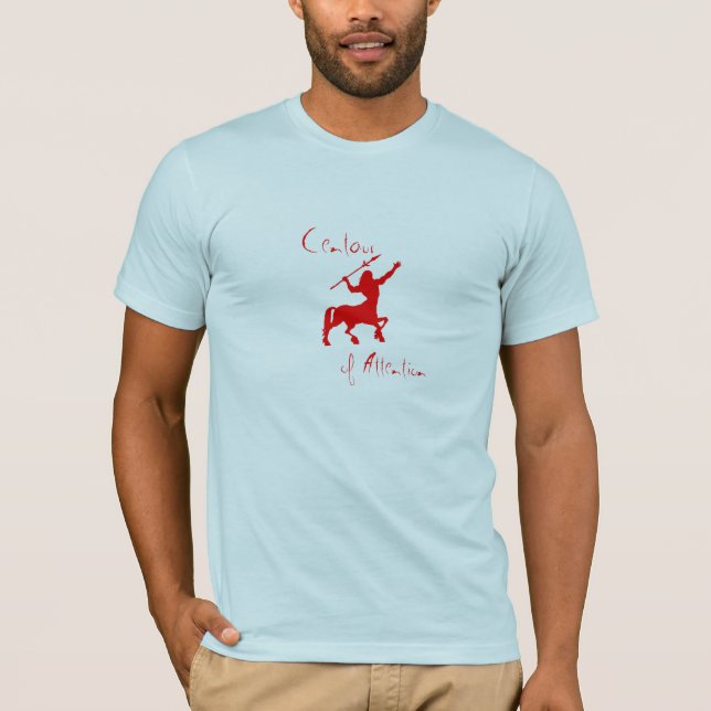Zentaur der Aufmerksamkeit T-Shirt (Vorderseite)