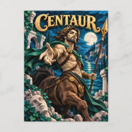 Zentaur, Paper Cut Monster Postkarte