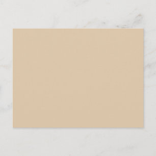 Zentit neutrale Haut Beige Farbe Hintergrund Postkarte