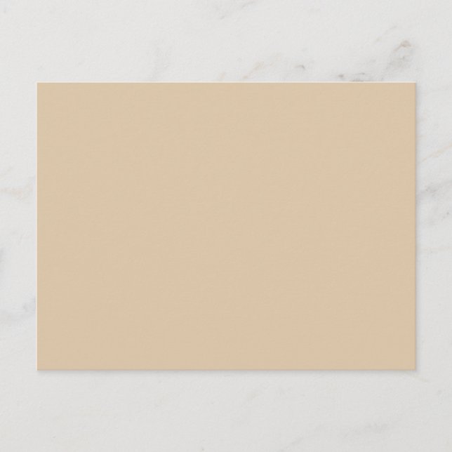 Zentit neutrale Haut Beige Farbe Hintergrund Postkarte (Vorderseite)