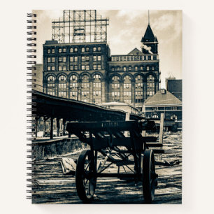 Zentral-Bahnhofsbahnhof Chicago ICRR 1960er Notizbuch