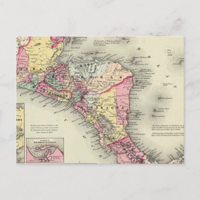 Zentralamerika 3 postkarte (Vorderseite)