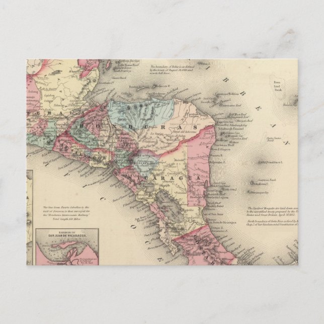 Zentralamerika 5 postkarte (Vorderseite)