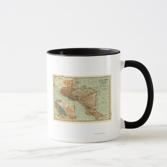 ZentralamerikaPanoramakarte Mittelamerika 2 Tasse (Rechts)