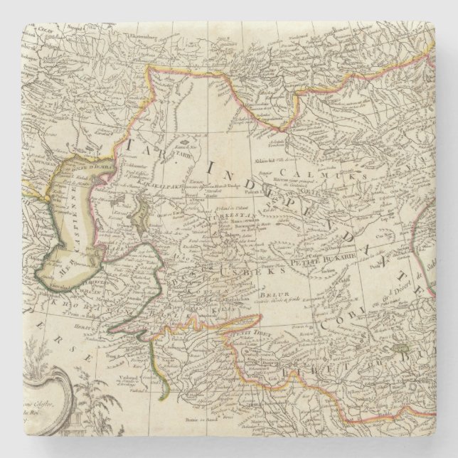 Zentralasien 2 steinuntersetzer (Vorderseite)