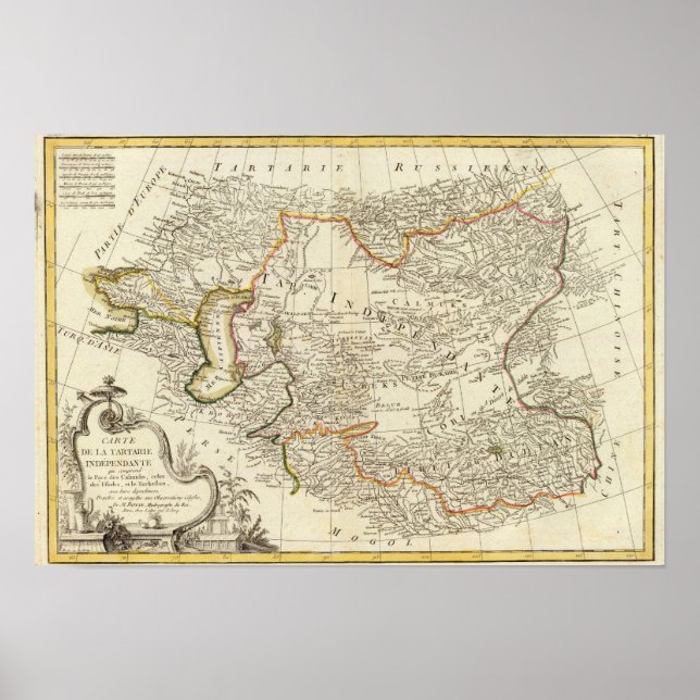 Zentralasien Poster (Vorne)