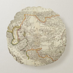 Zentralasien Rundes Kissen