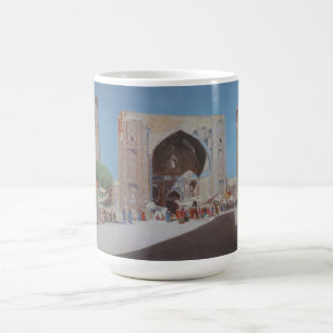 Zentralasien Stadt Samarkand Kaffeetasse