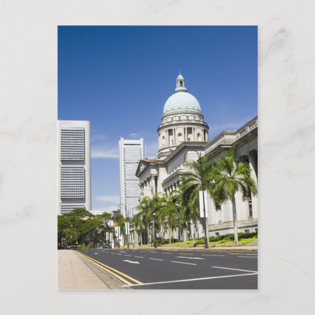 Zentralbezirk Singapur Postkarte (Vorderseite)