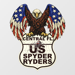 Zentrale Florida-Abteilung - Aufkleber Adler-Logo