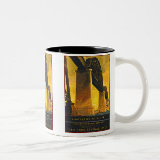 Zentrale Linien Castleton Abkürzungs-New York Zweifarbige Tasse