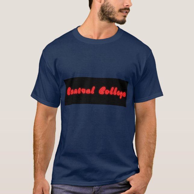 Zentrale Uni Neon Sign T-Shirt (Vorderseite)