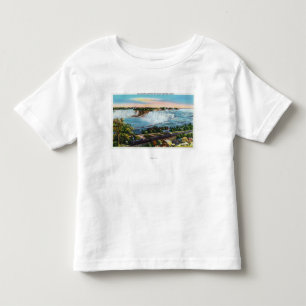 Zentrale Zug-Ansicht Michigans von Niagara Falls Kleinkind T-shirt