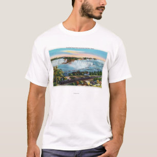 Zentrale Zug-Ansicht Michigans von Niagara Falls T-Shirt