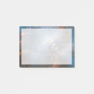 Zentraler Neutronenstern im Krabbennebel. Post-it Klebezettel