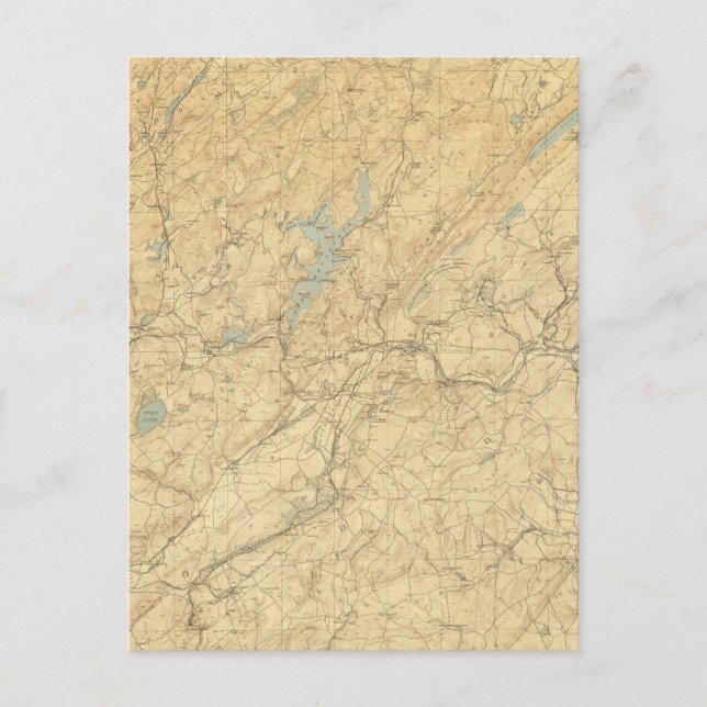 Zentrales Hochland von New Jersey Postkarte (Vorderseite)