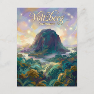 Zentrales Naturreservat Suriname - Voltzberg Postkarte