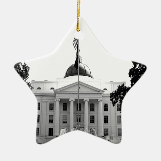 ZENTRALES STAATS-KRANKENHAUS - MILLEDGEVILLE, KERAMIKORNAMENT (Vorne)