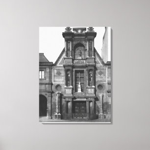 Zentrales Teil des Hauptfa�ade Leinwanddruck