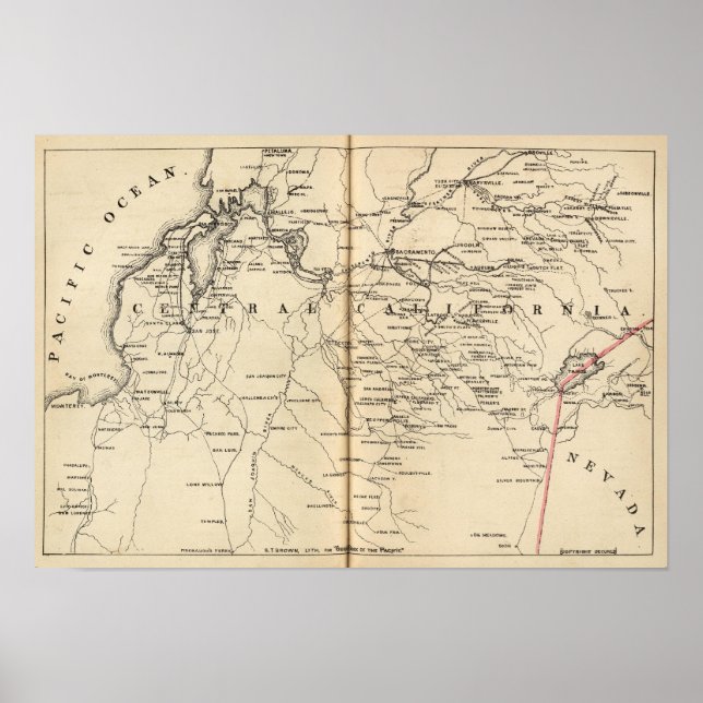 Zentralkalifornien Poster (Vorne)