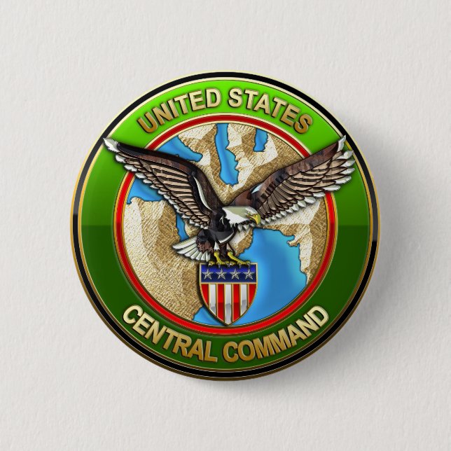 Zentralkommando der Staaten Button (Vorderseite)