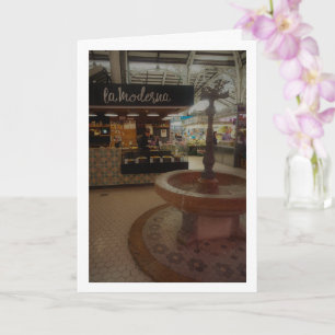 Zentralmarkt von Valencia, Spanien Karte