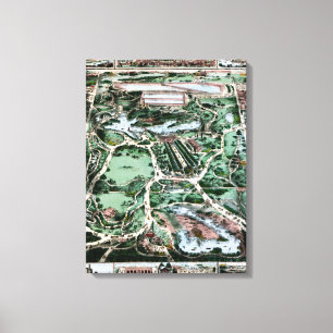 ZENTRALPARK, 1860 LEINWANDDRUCK