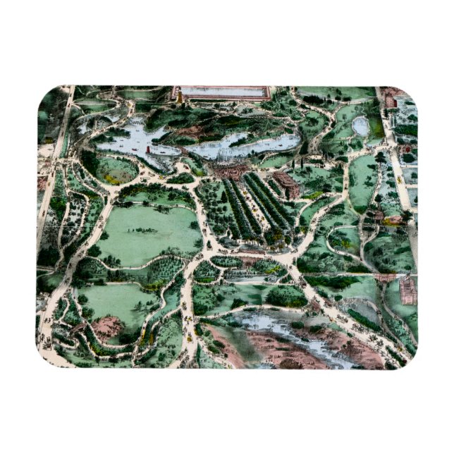 ZENTRALPARK, 1860 MAGNET (Horizontal)