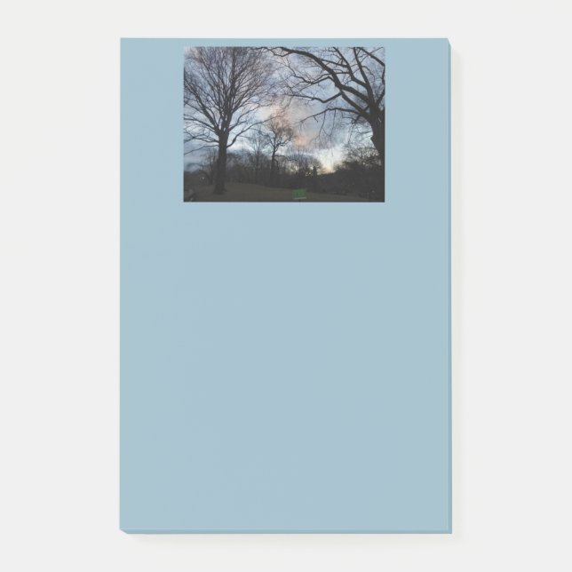 Zentralpark B Post-it Klebezettel (Vorderseite)