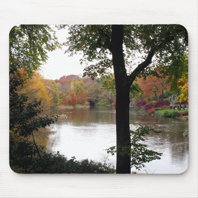 Zentralpark Herbst Mousepad (Vorne)
