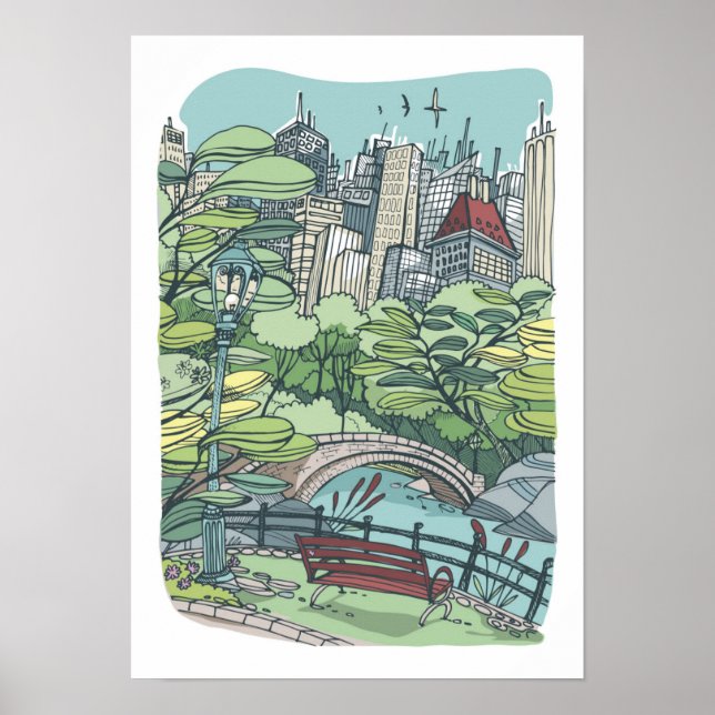 Zentralpark | New York City, NY Poster (Vorne)