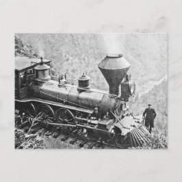 Zentralpazifikbahn Kapitän Horn von Kalifornien Postkarte