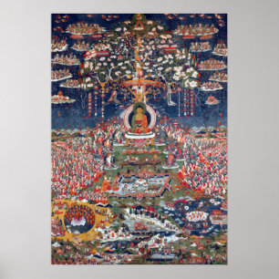 Zentraltibet Amitabha, der Buddha des Westerns Poster