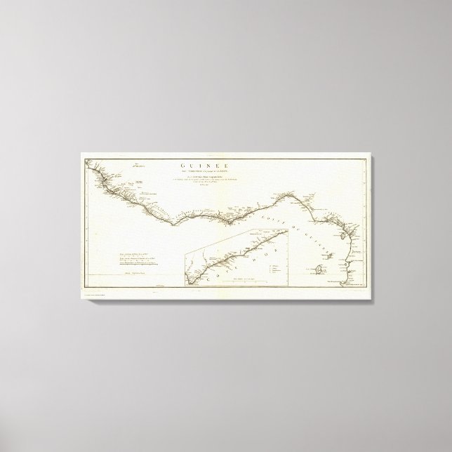 Zentralwestafrika Leinwanddruck (Vorderseite)