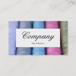 Zentrieretikett - Rollen aus Baumwolle Visitenkarte