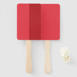 Zentrierraspel Tomato Red Rectangle Hand Fan Custo Fächer