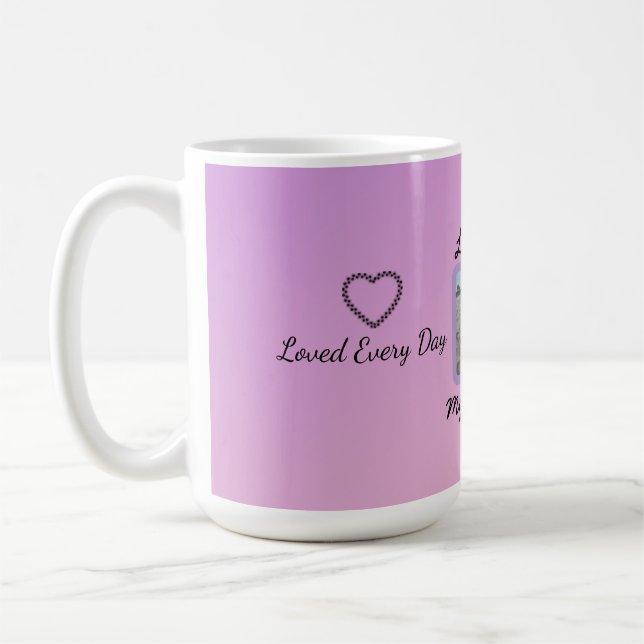 Zentrierte Foto-Tribute-Tasse Kaffeetasse (Links)