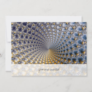 Zentrifraktality - Fractal Art Einladung