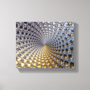 Zentrifraktality - Fractal Art Leinwanddruck