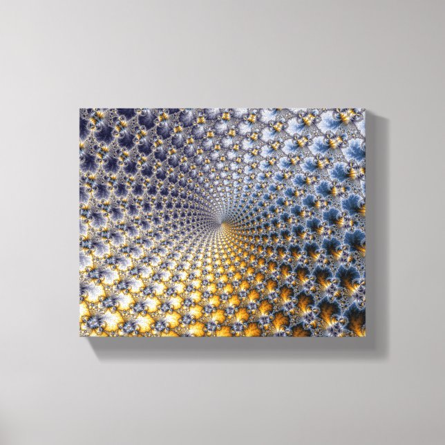 Zentrifraktality - Fractal Art Leinwanddruck (Vorderseite)