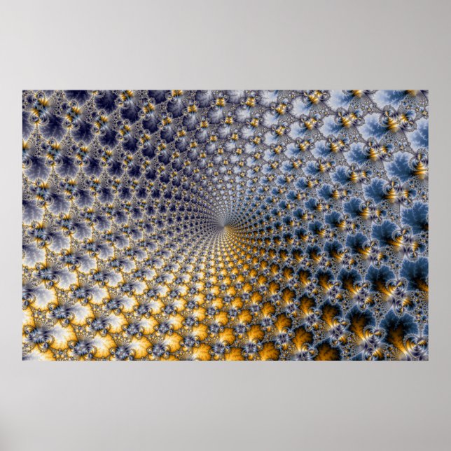 Zentrifraktality - Fractal Art Poster (Vorne)