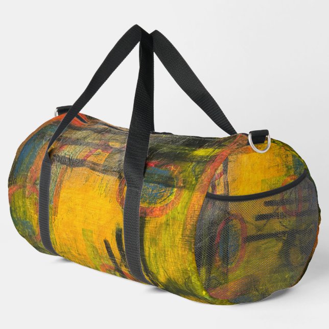 "Zentrum des Nachglühens" Duffle Bag (Rechte Ecke)