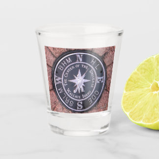 Zentrum des Universums in Wallace Idaho Schnapsglas